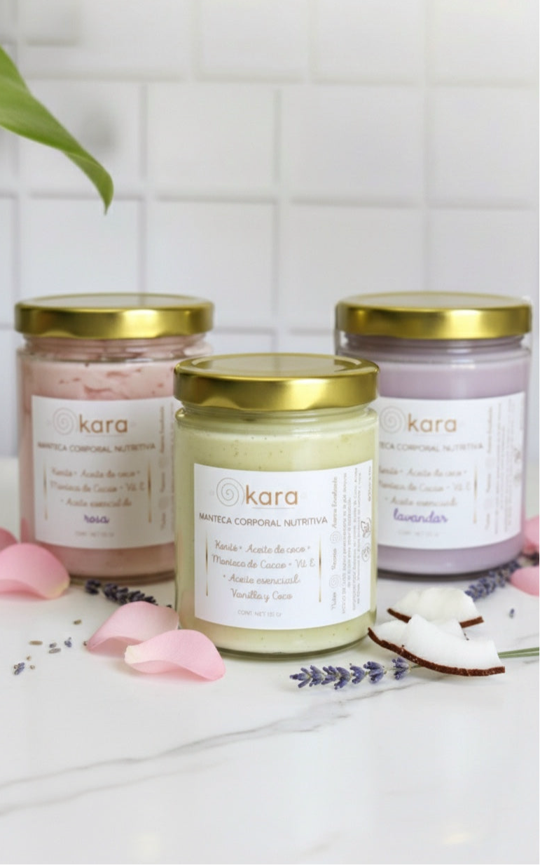 Pack 3 Mantequillas corporales 💜🩷💛